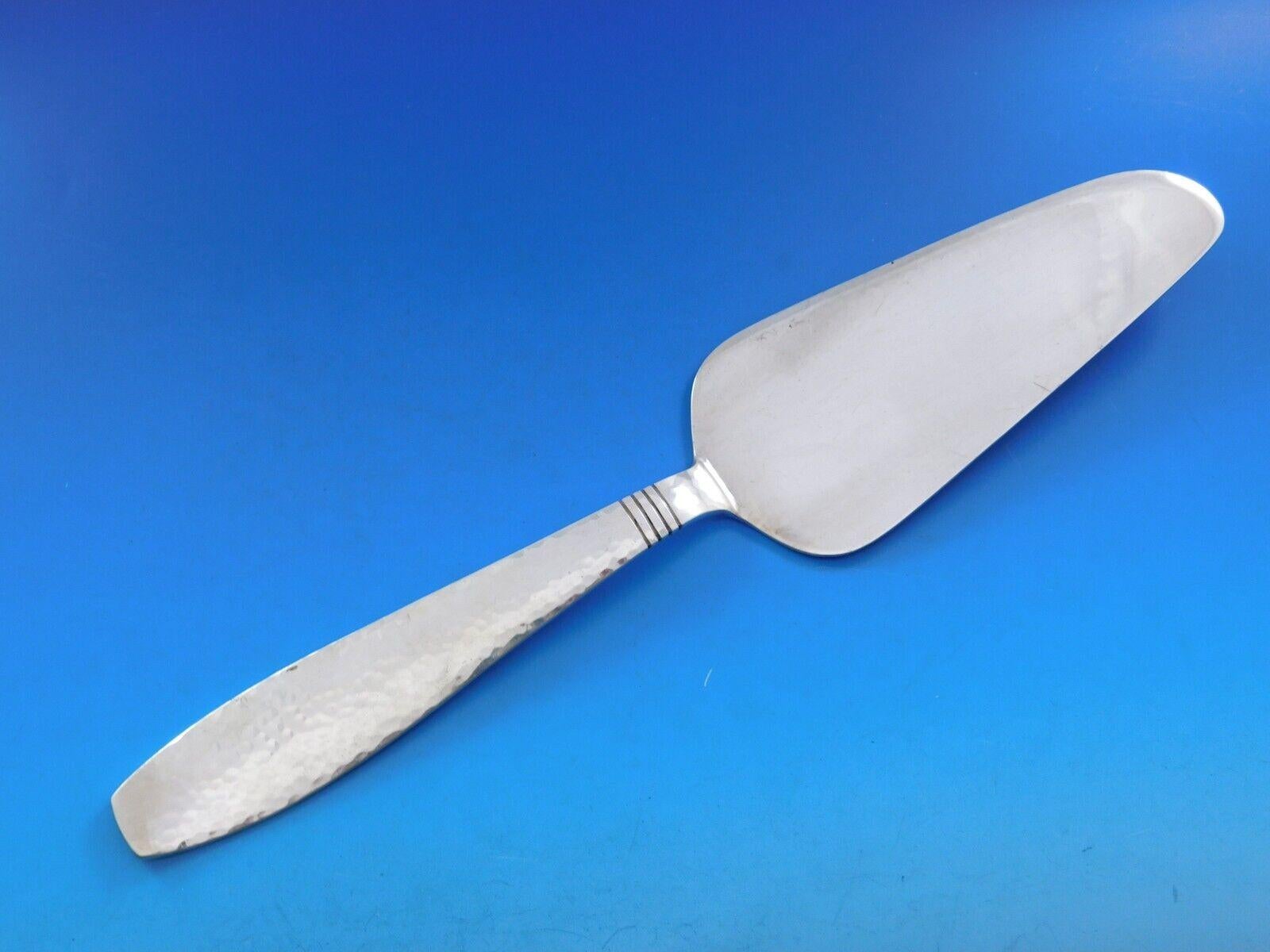 Ensemble de couverts en argent sterling martelé Swedish Modern par Allan Adler, 90 pièces en vente 3
