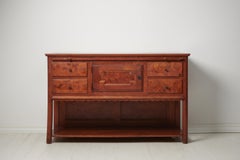 Swedish Modern by Erik Alström Solid Pine Serving Sideboard
