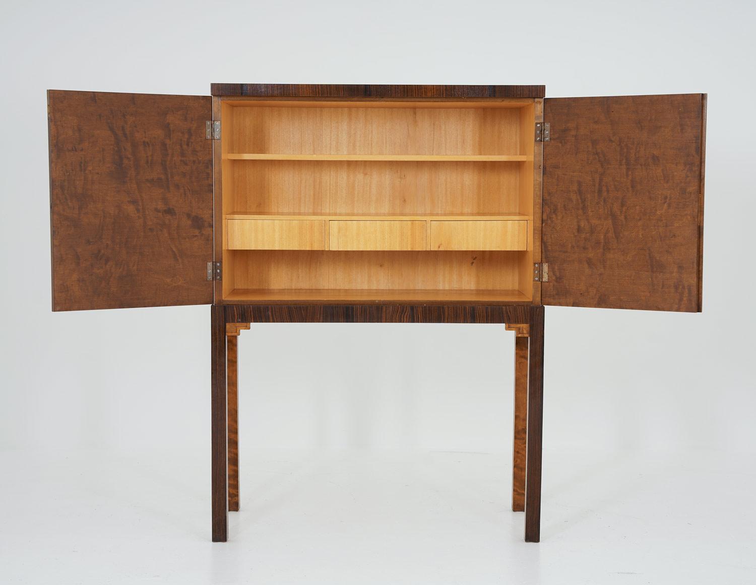 Art Deco Swedish Modern Cabinet For Sale