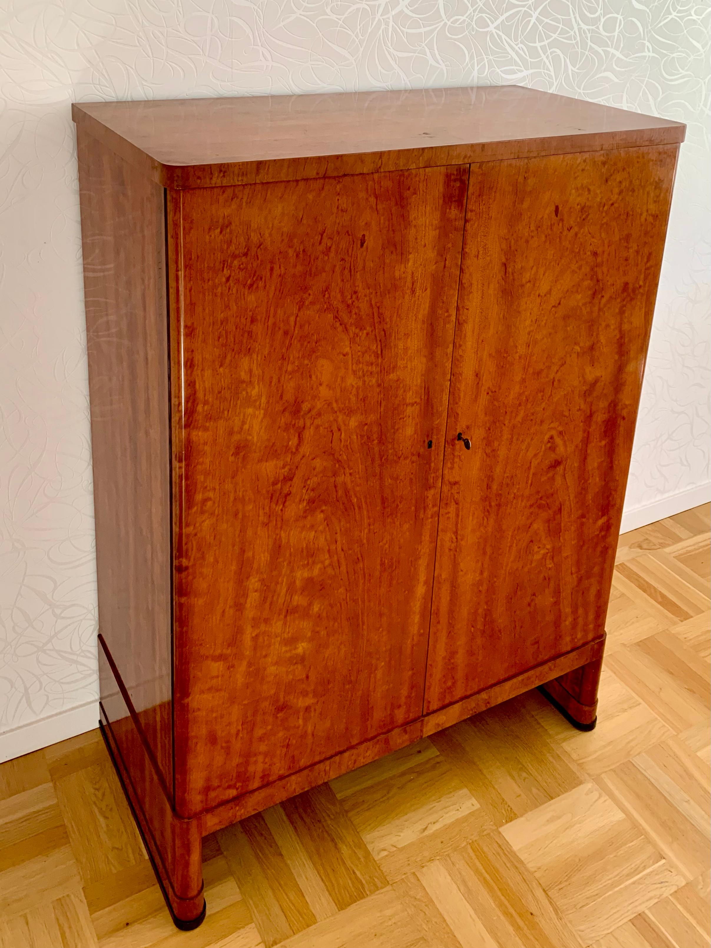 Art Deco Swedish Modern 1930s Cabinet from Reiners Möbelfabrik For Sale