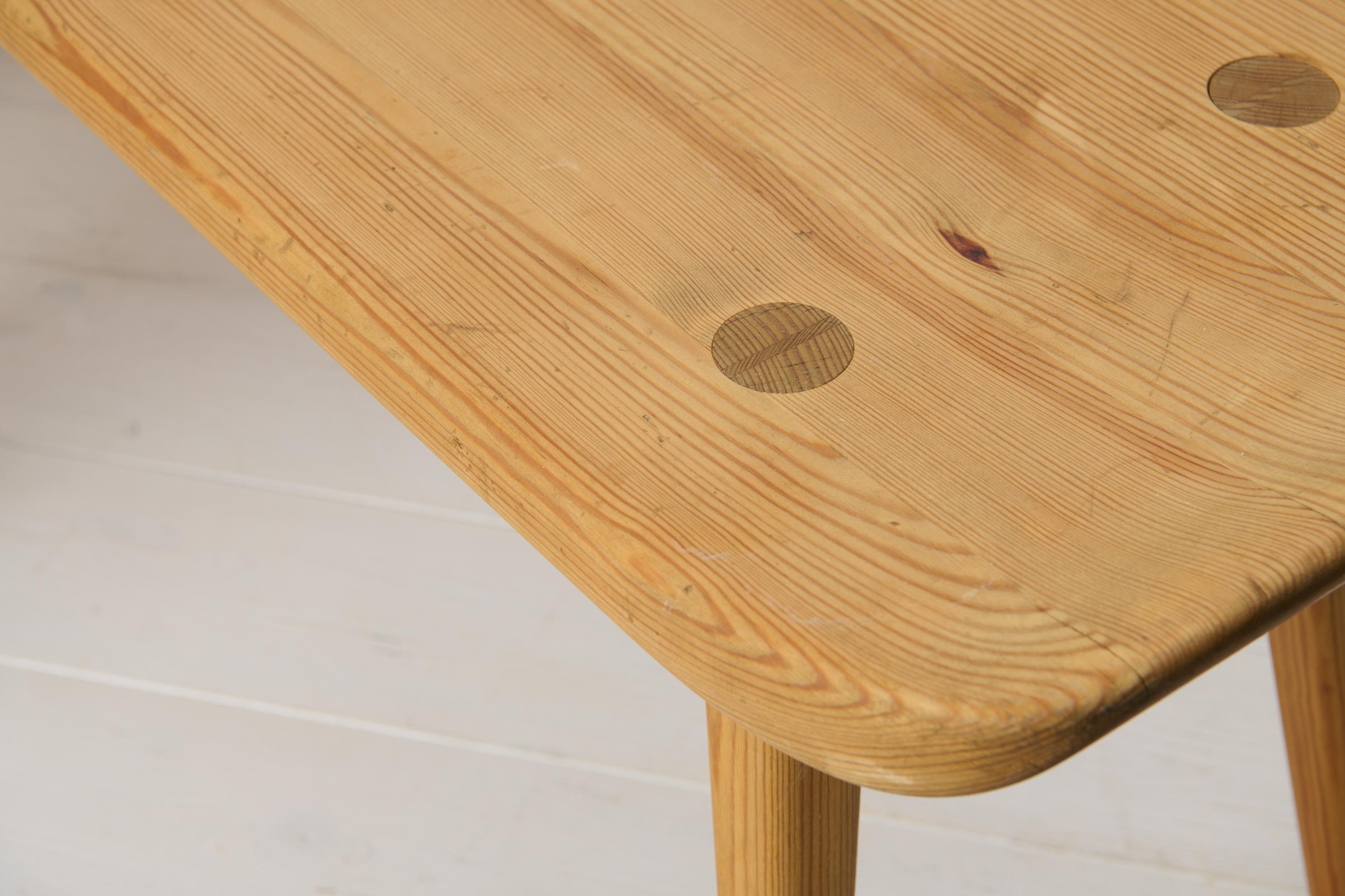 Swedish Modern Carl Malmsten Visingsö Benches, Mid-Century Pine for Svensk Fur 5