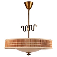 Lampada da soffitto Swedish Modern, disegnata da Harald Notini, modello 11396, anni '40