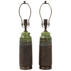 Swedish Modern Ceramic Lamps, Tilgmans Keramik Swedish Modern Ceramic Lamps, Tilgmans Keramik