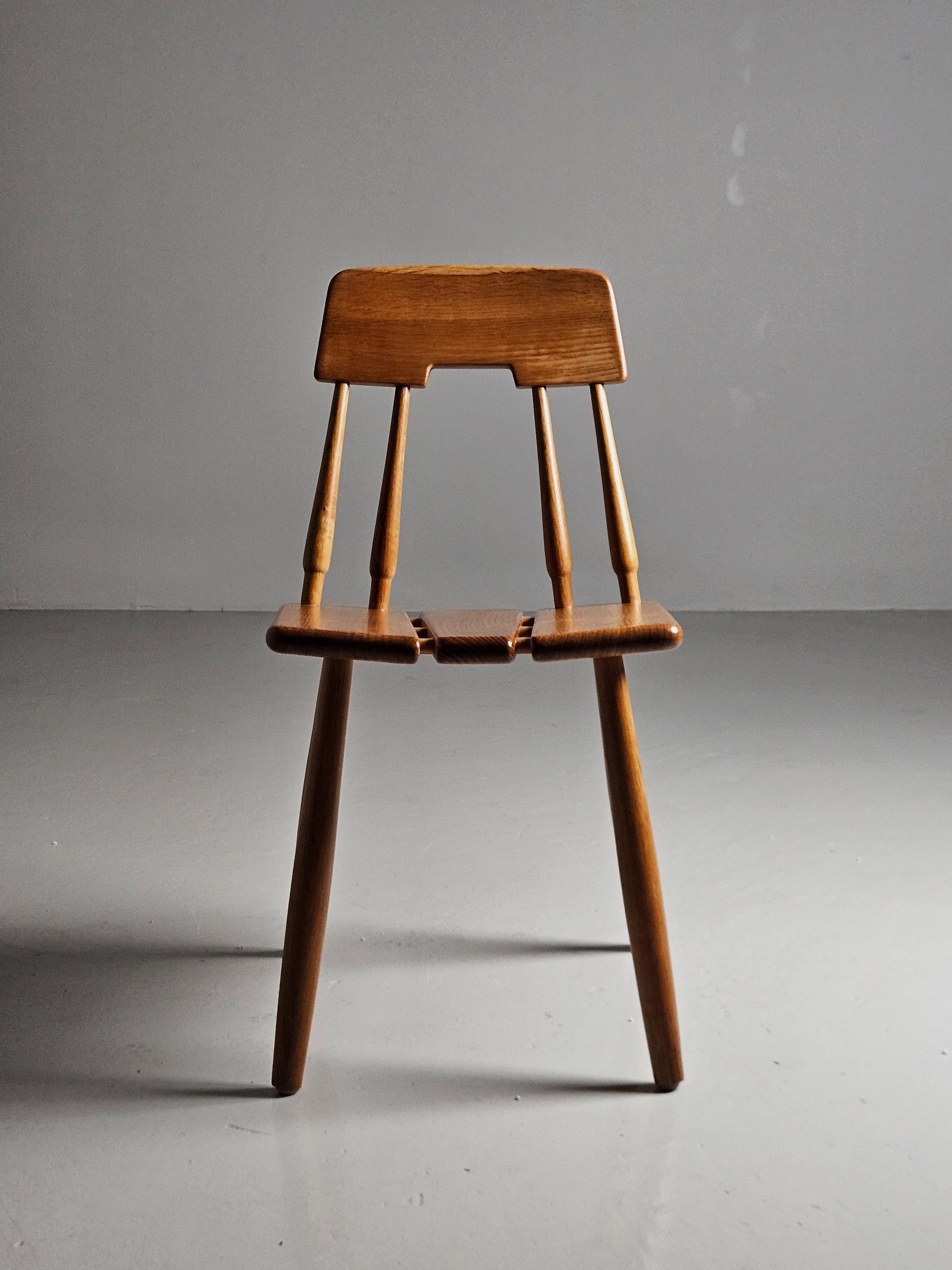 Scandinavian Modern Swedish modern chair model '121' by Carl Gustaf Boulogner, Sweden, 1960s For Sale