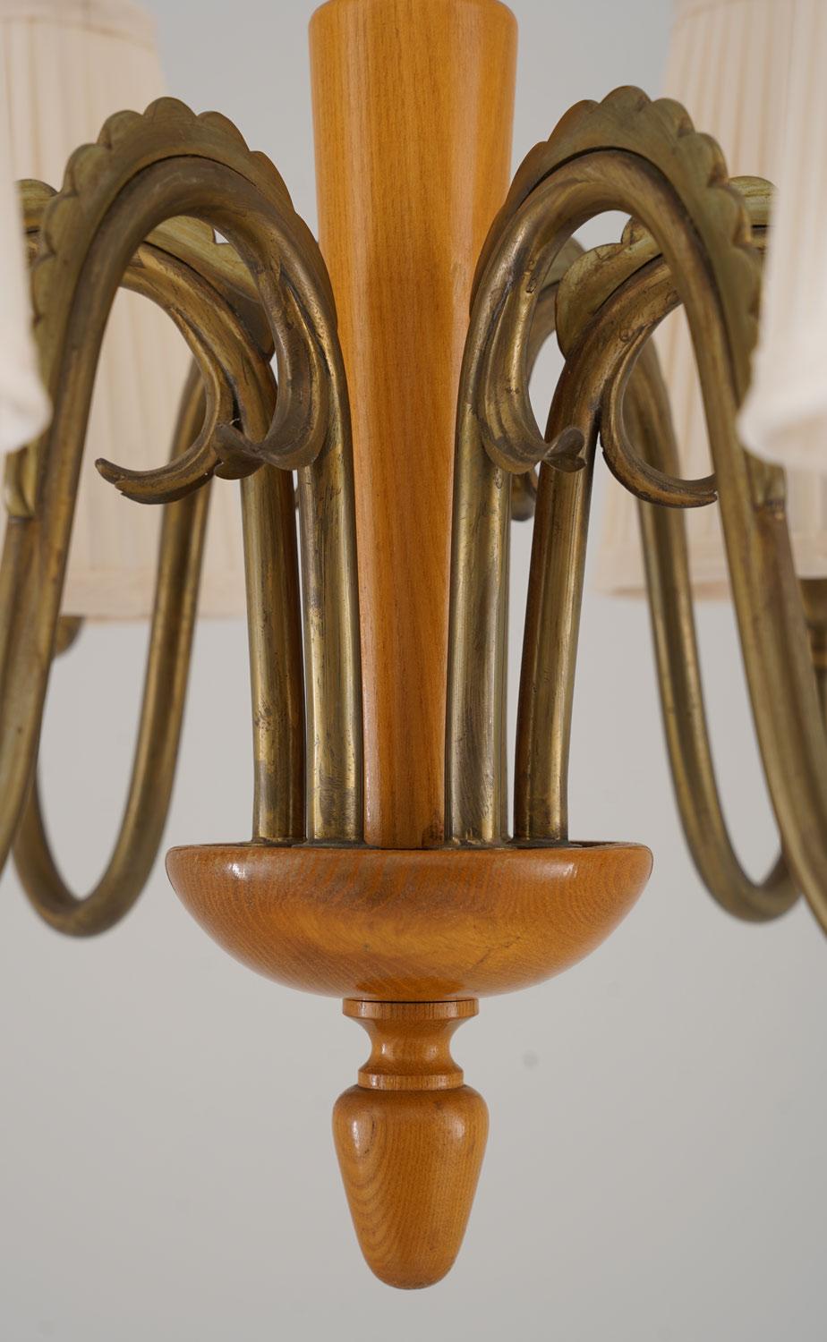20th Century Swedish Modern Chandelier by Böhlmarks For Sale