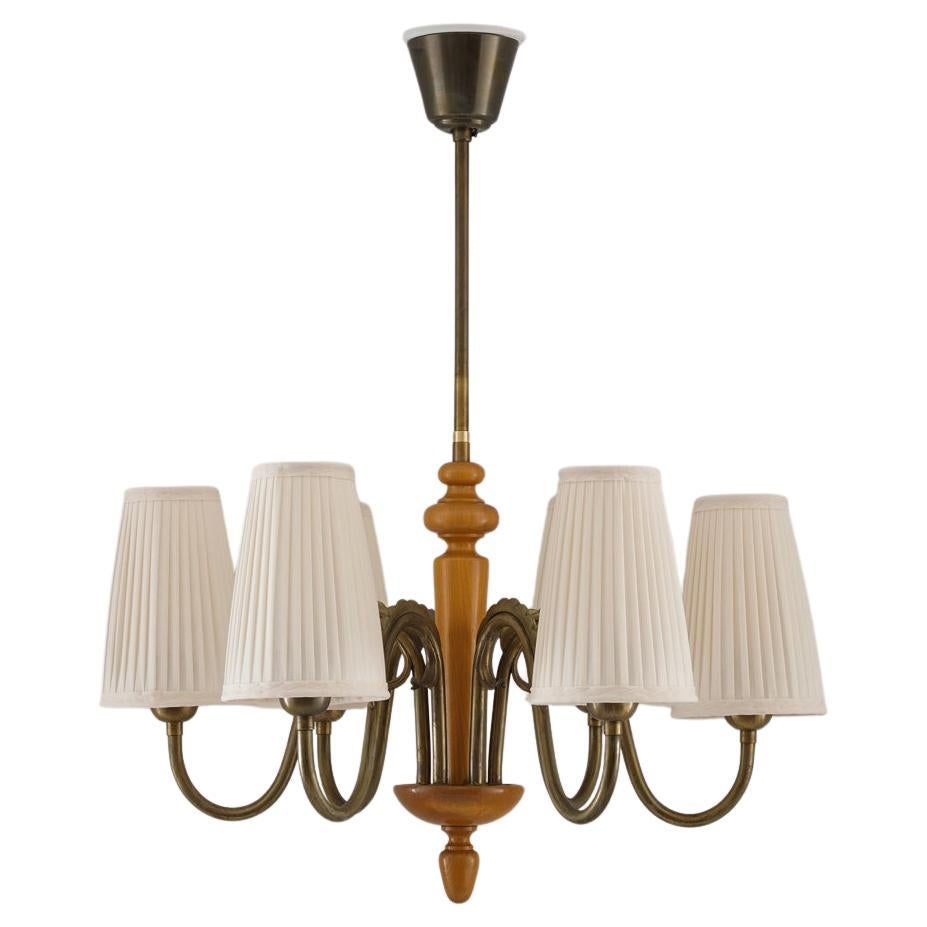 Swedish Modern Chandelier by Böhlmarks