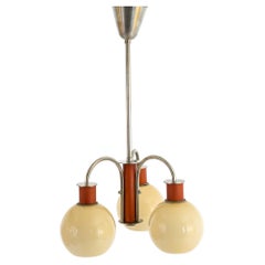 Swedish Modern Chandelier by Erik Tidstrand for NK, Sweden, 1930s–40s