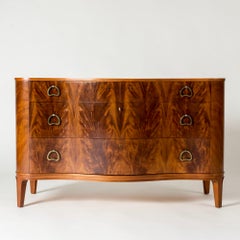 Swedish Modern Chest of Drawers by Axel Larsson, Bodafors, Sweden, 1940s