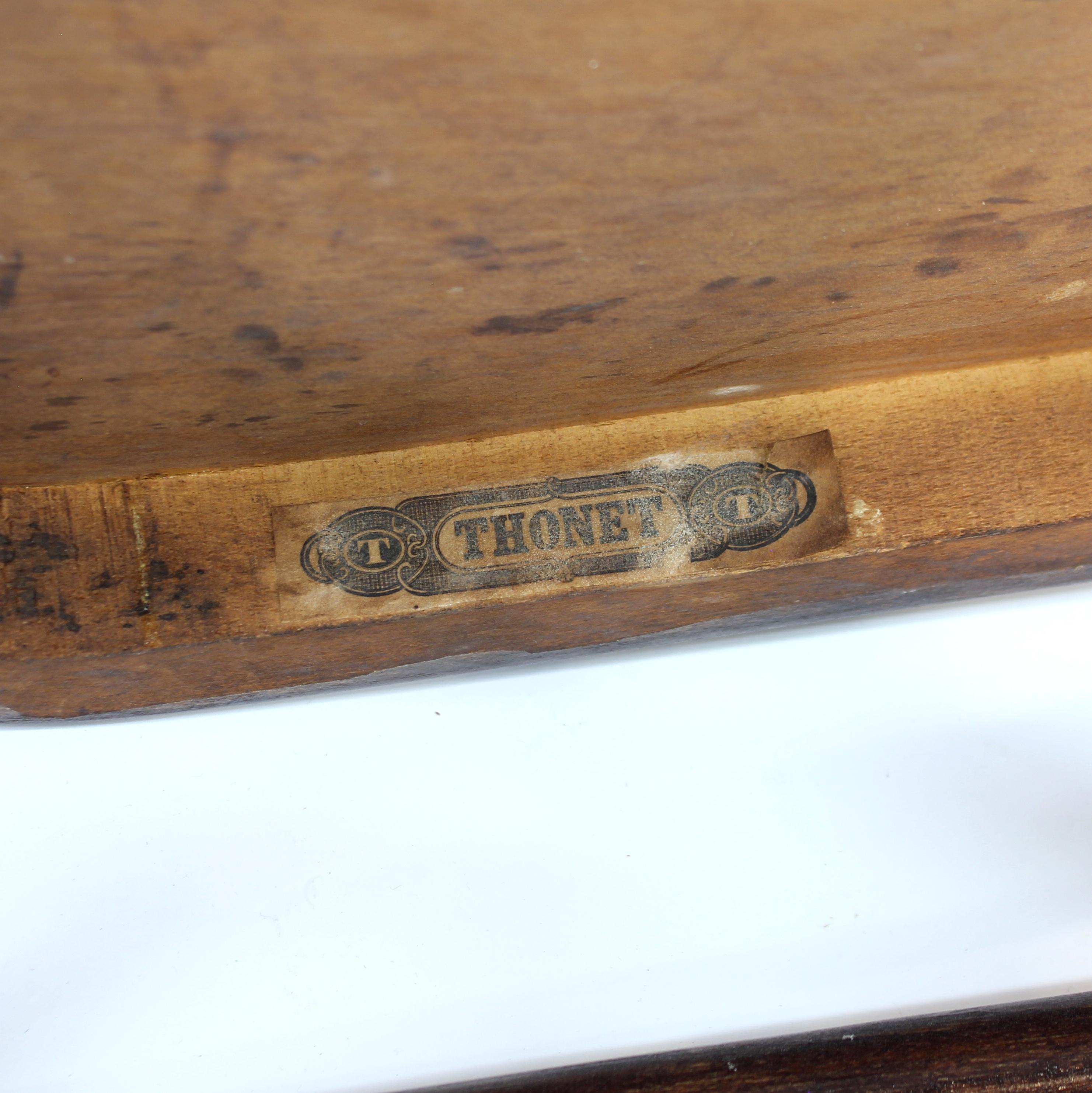 Adolf Schneck, rare A 64 F Bentwood armhair for Thonet, 1929 For Sale 5