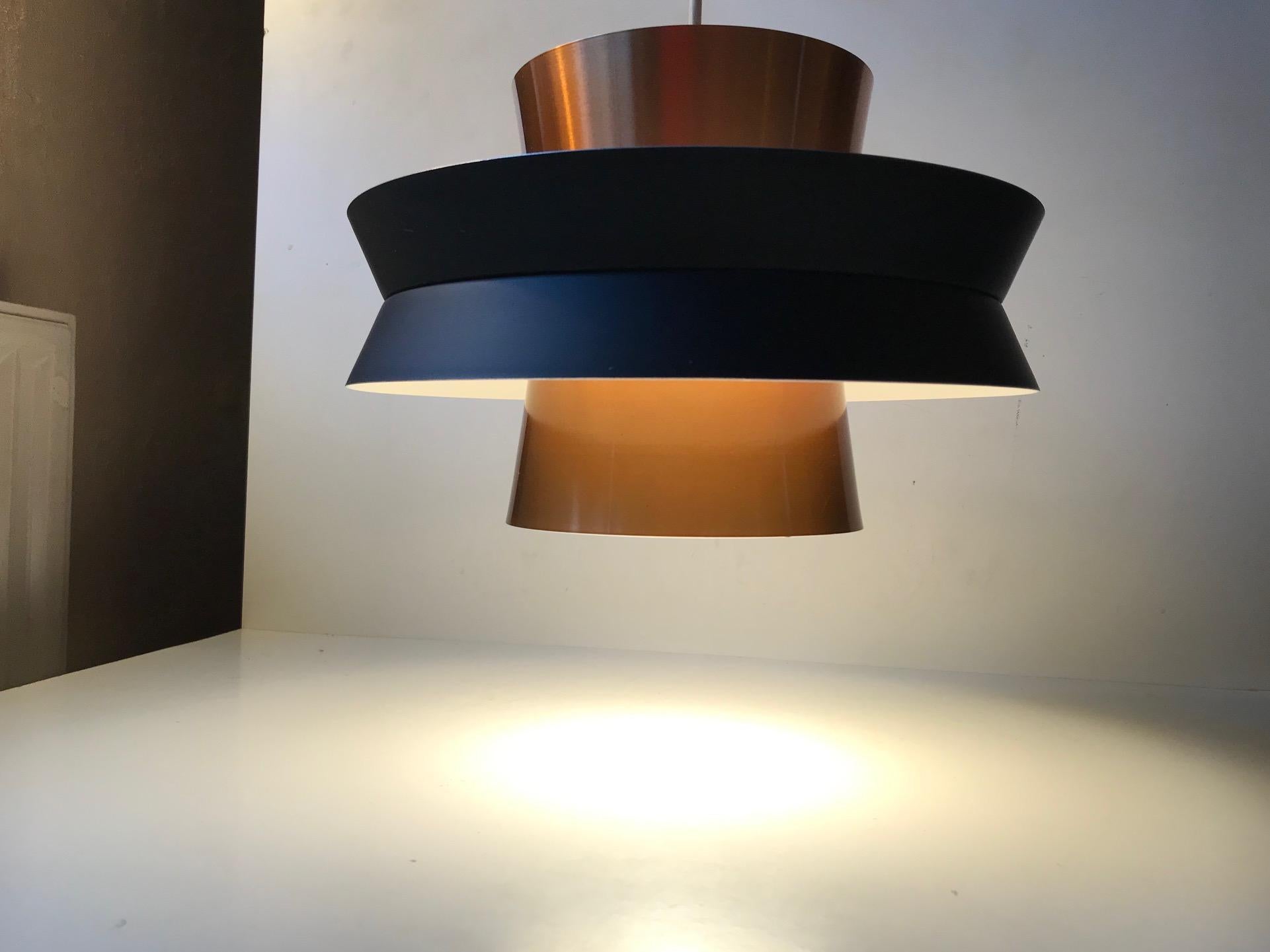 Mid-Century Modern Swedish Modern Copper Pendant Light by Carl Thore for Granhaga, 1960s