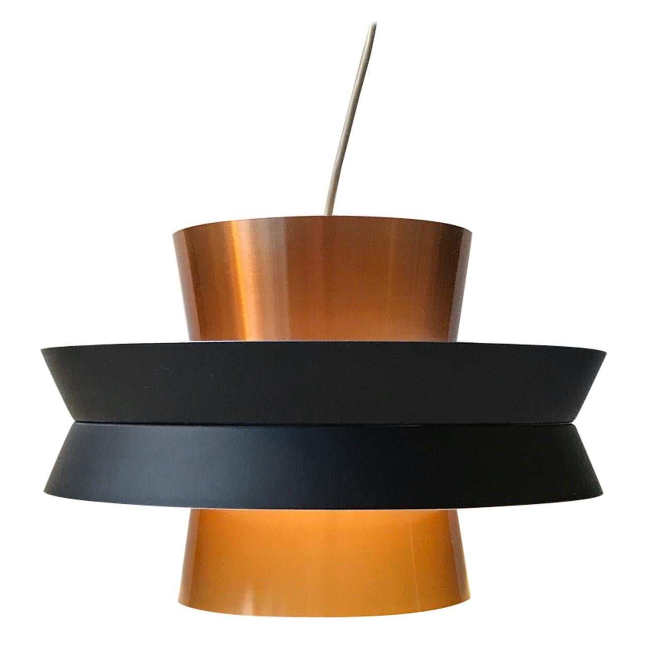 Swedish Modern Copper Pendant Light by Carl Thore for Granhaga, 1960s