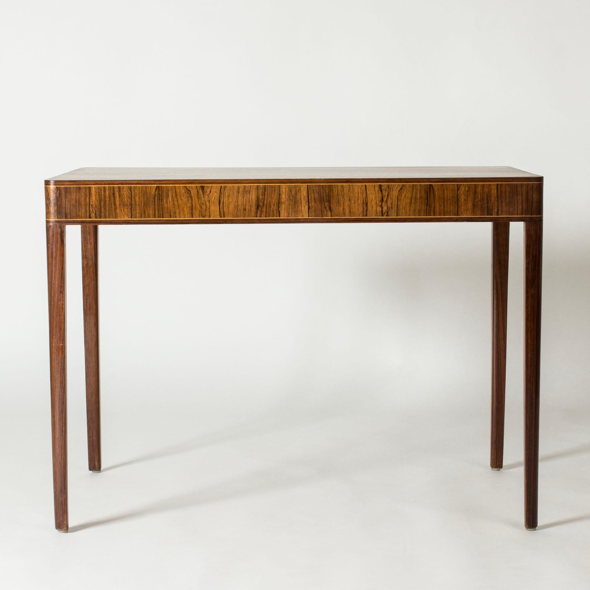 Swedish Modern Desk by Master Carpenter Hjalmar Jackson, Sweden, 1938 For Sale 4