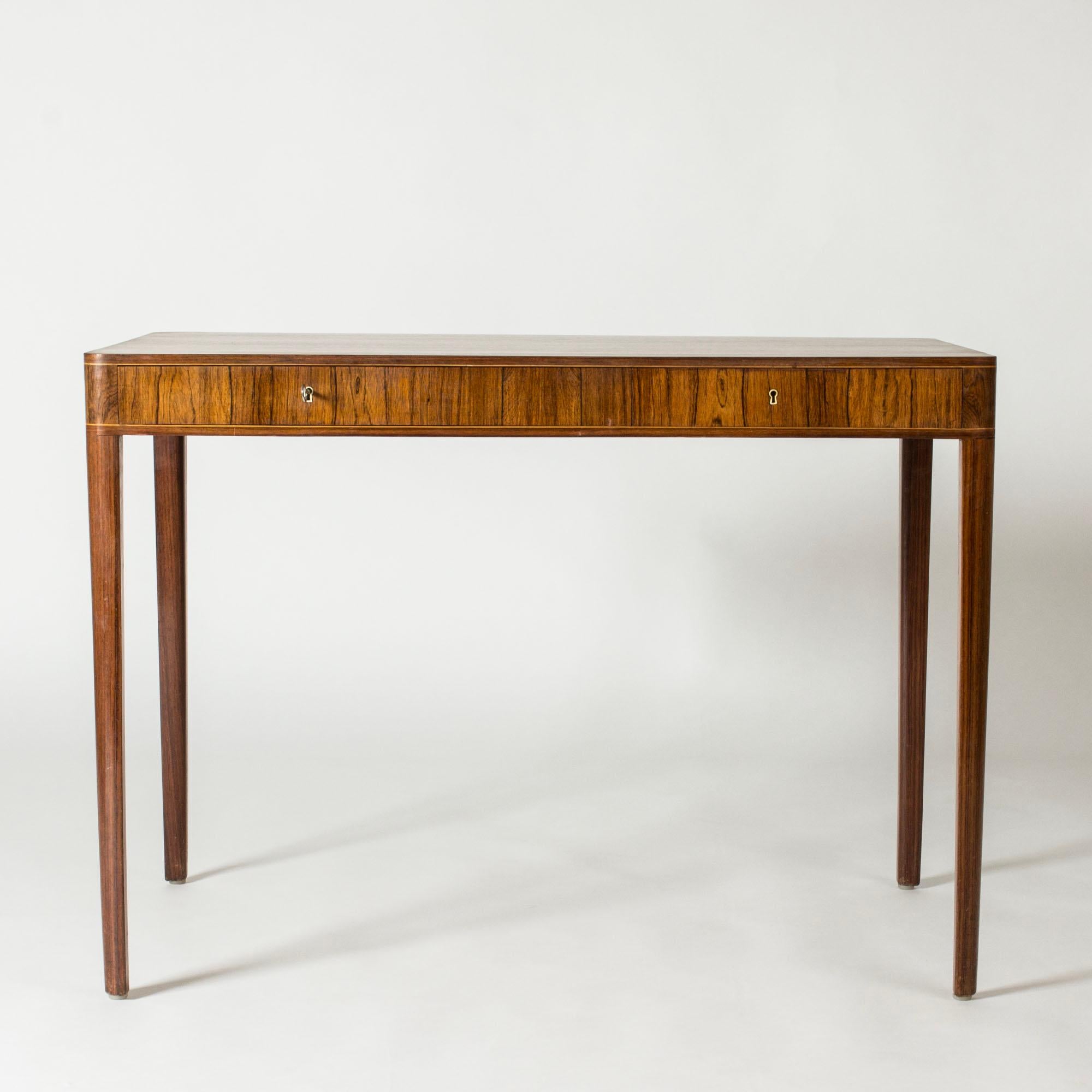 Scandinavian Modern Swedish Modern Desk by Master Carpenter Hjalmar Jackson, Sweden, 1938 For Sale