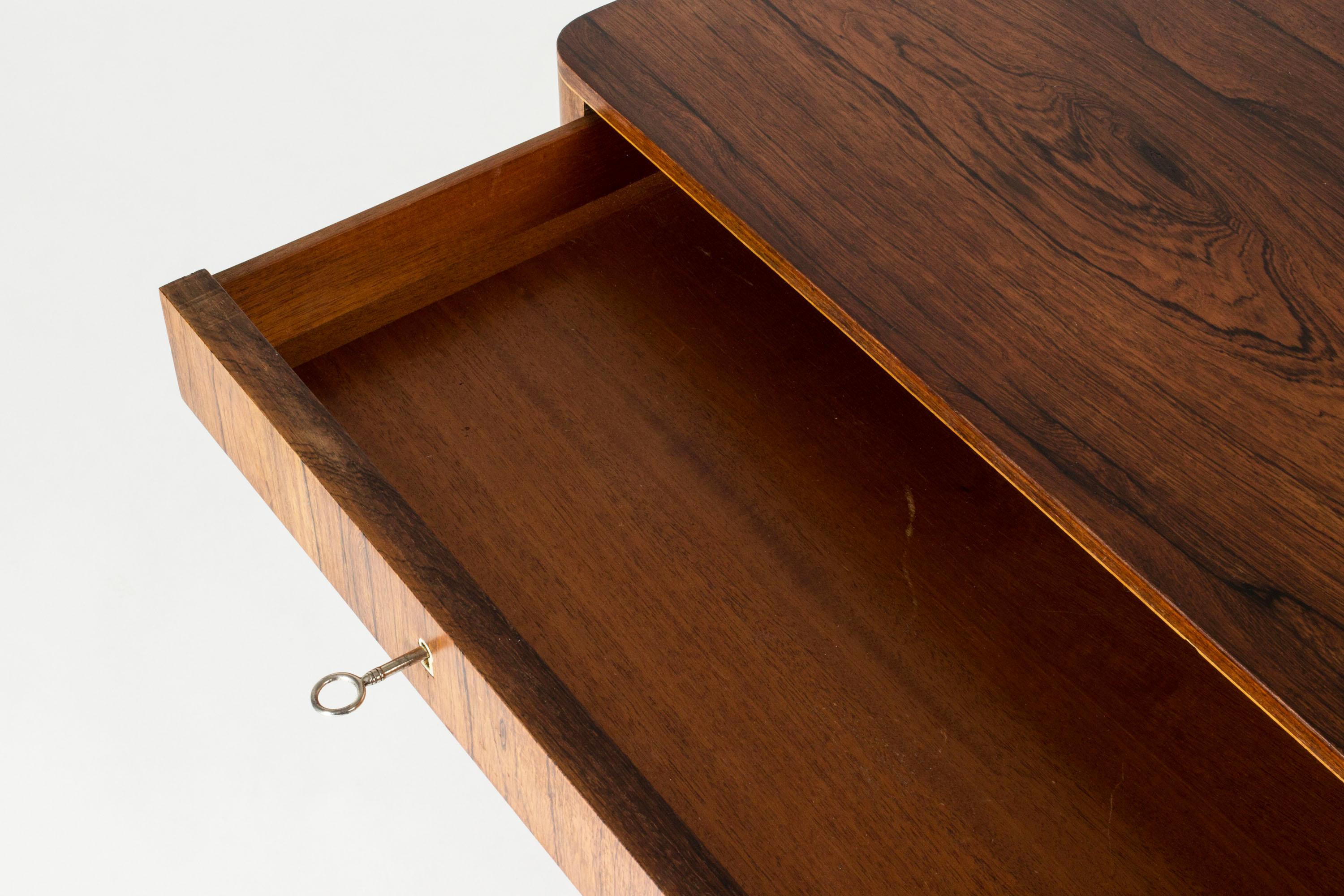 Mid-20th Century Swedish Modern Desk by Master Carpenter Hjalmar Jackson, Sweden, 1938 For Sale