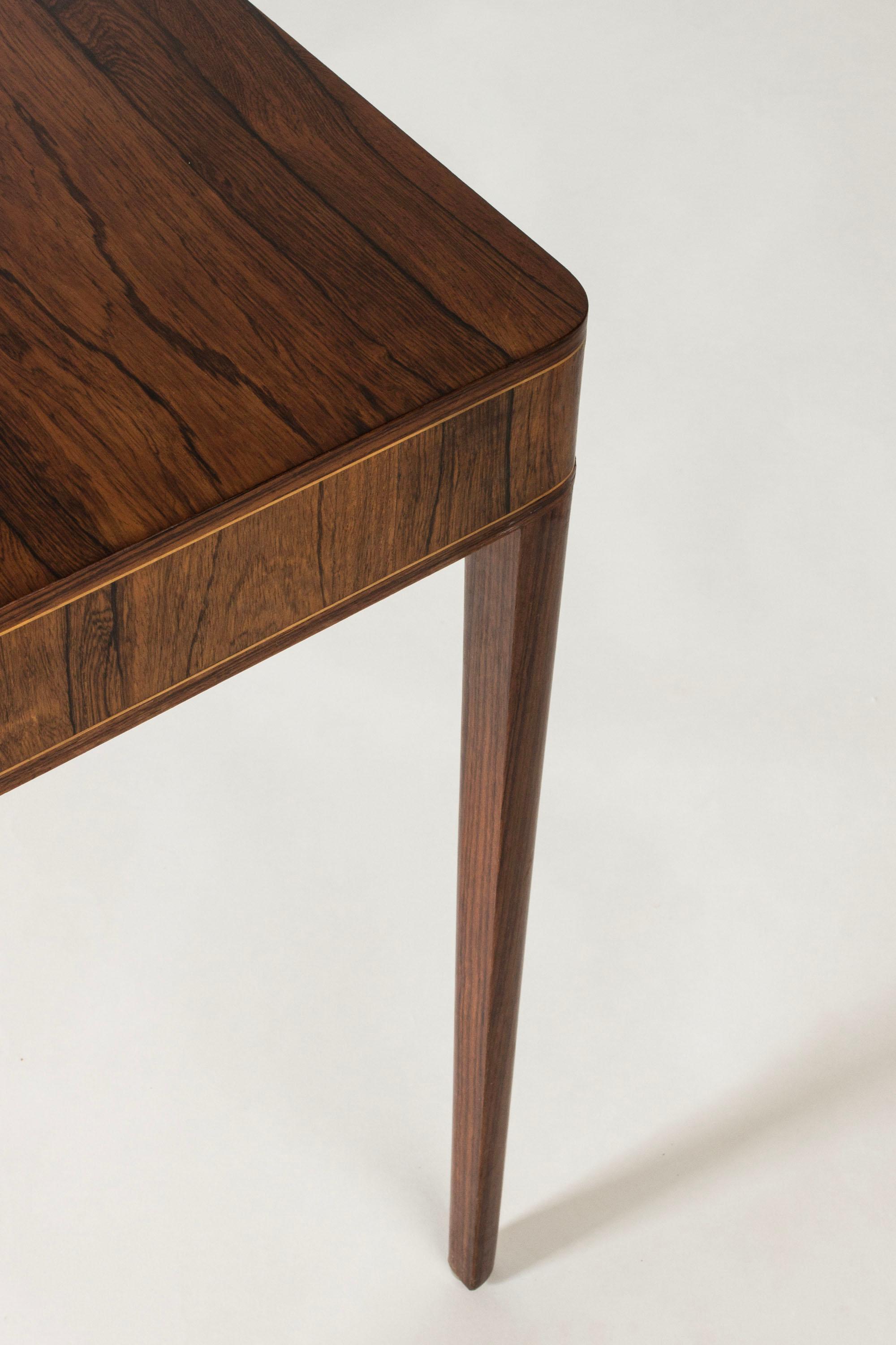 Swedish Modern Desk by Master Carpenter Hjalmar Jackson, Sweden, 1938 For Sale 3