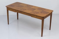 Swedish modern desk by Oscar Nilsson from 1938, checker table top