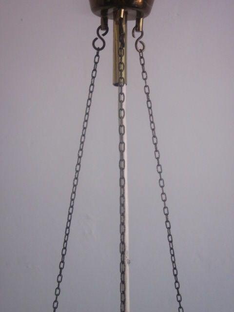 Colgante moderno sueco de doble anillo de cristal de Carl Fagerlund para Orrefors en venta 2