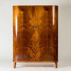 1940s Swedish Modern Dressing Cabinet by Axel Larsson in Mahogany