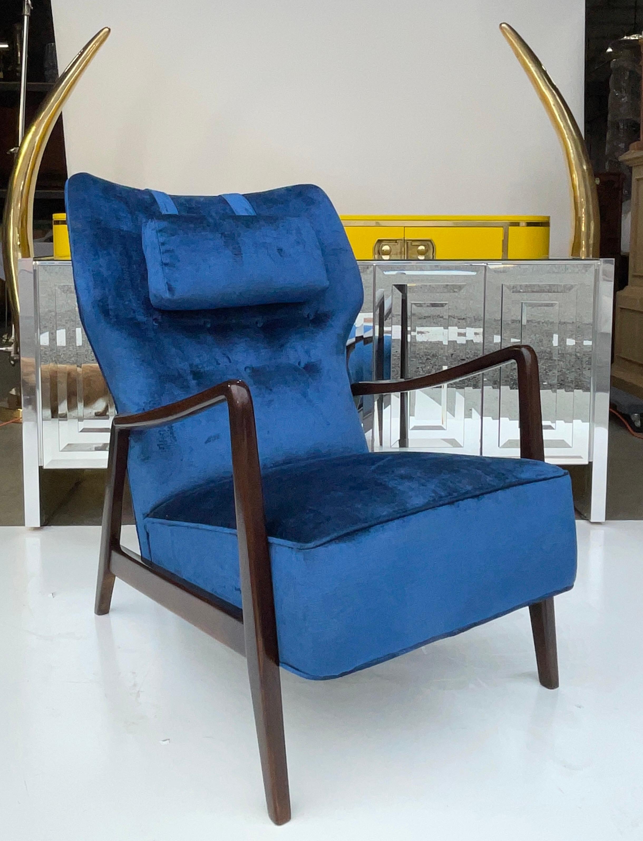 Swedish Modern Duxello Wing Back Lounge Chair by Folke Ohlsson For Sale 11