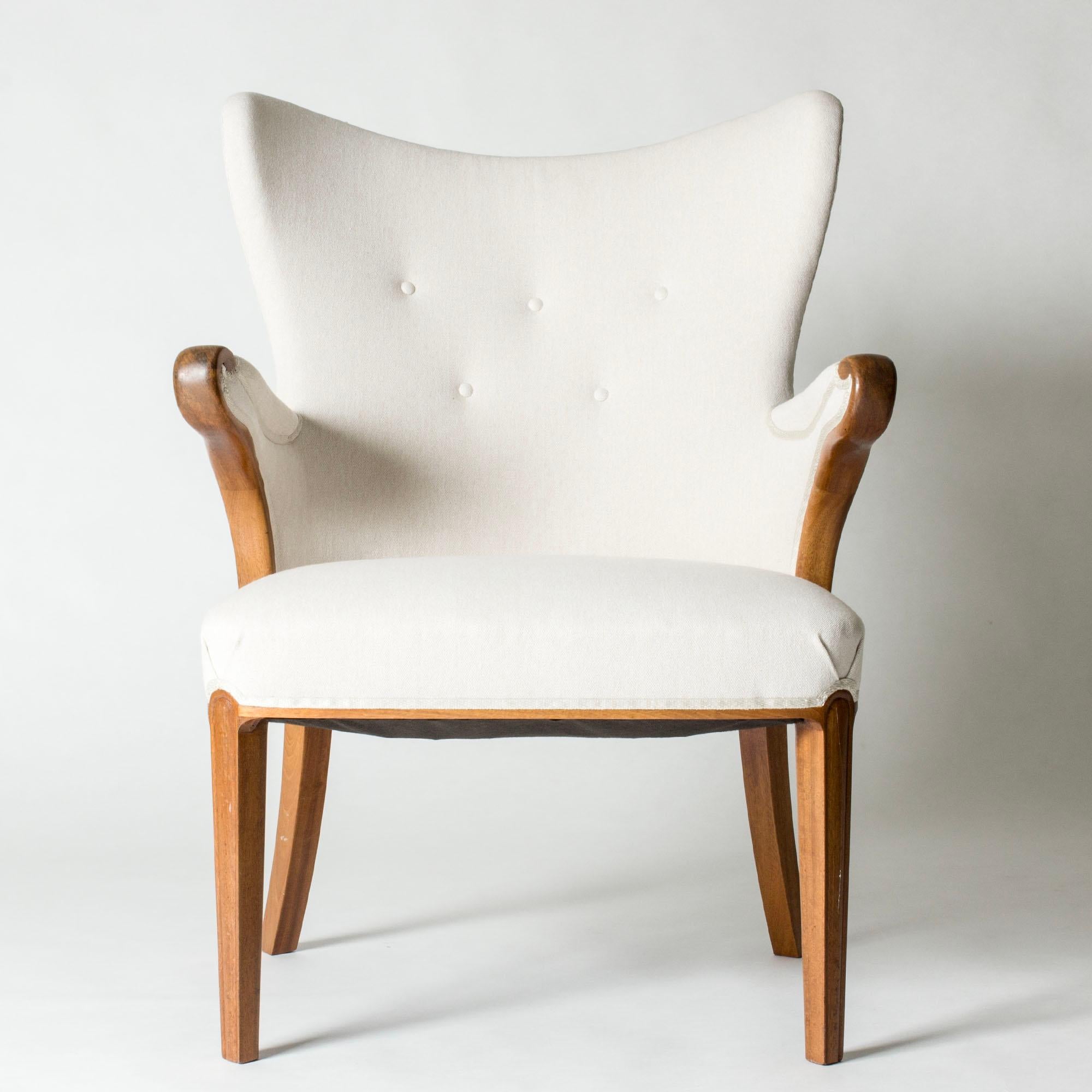 Mid-20th Century Swedish Modern Easy Chairs, Sweden, 1940s For Sale