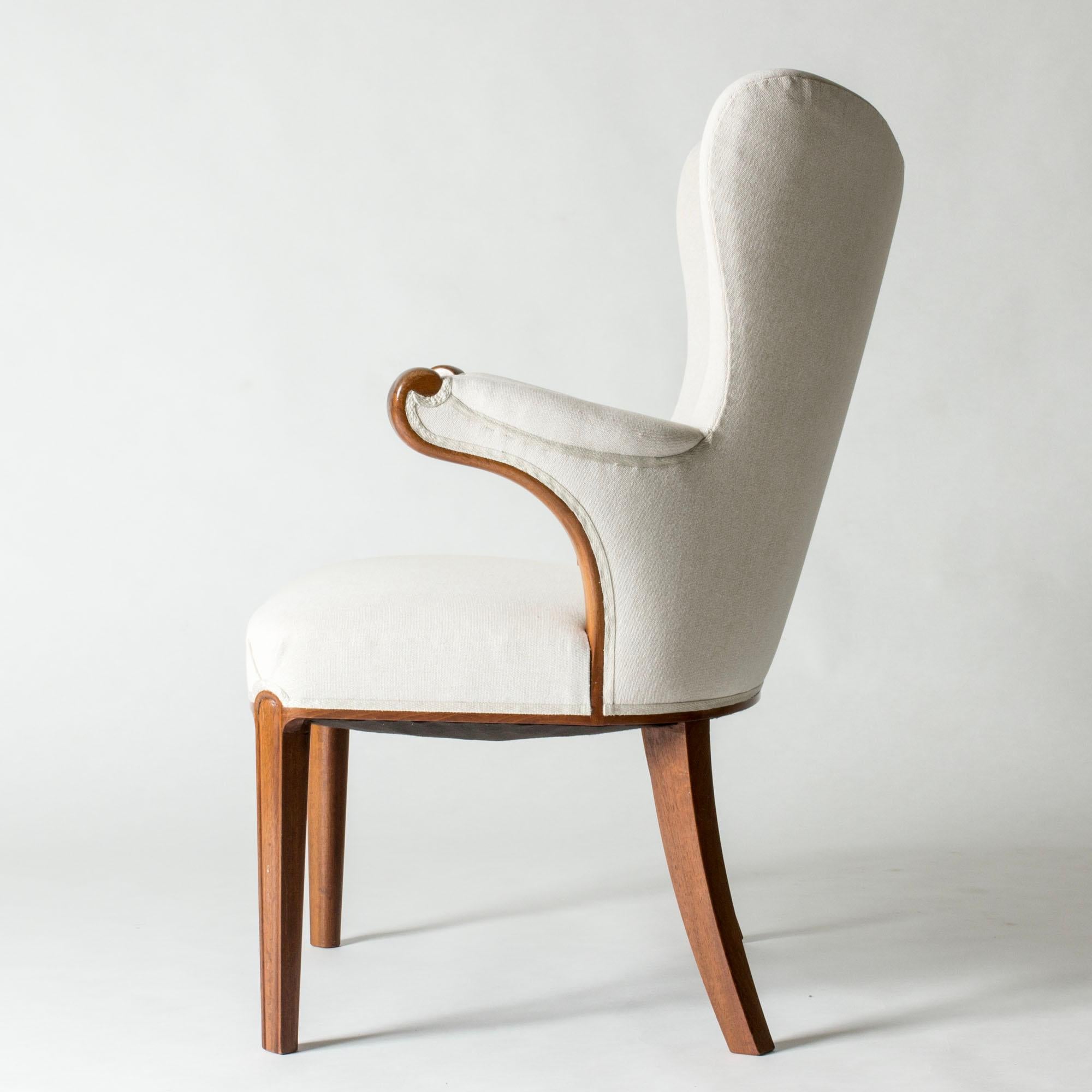 Swedish Modern Easy Chairs, Sweden, 1940s For Sale 2