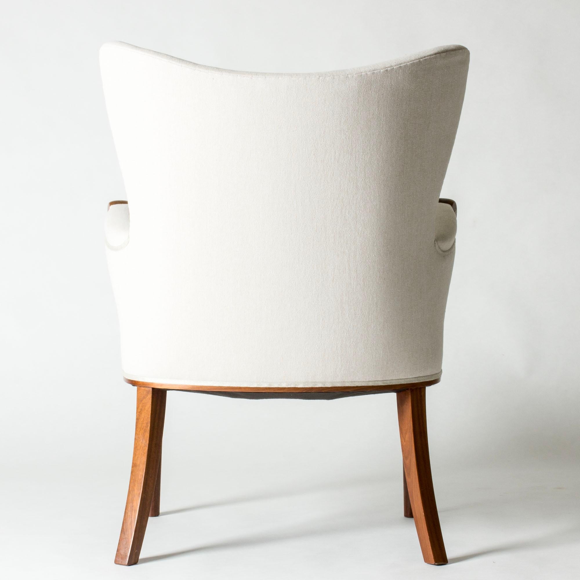 Swedish Modern Easy Chairs, Sweden, 1940s For Sale 3