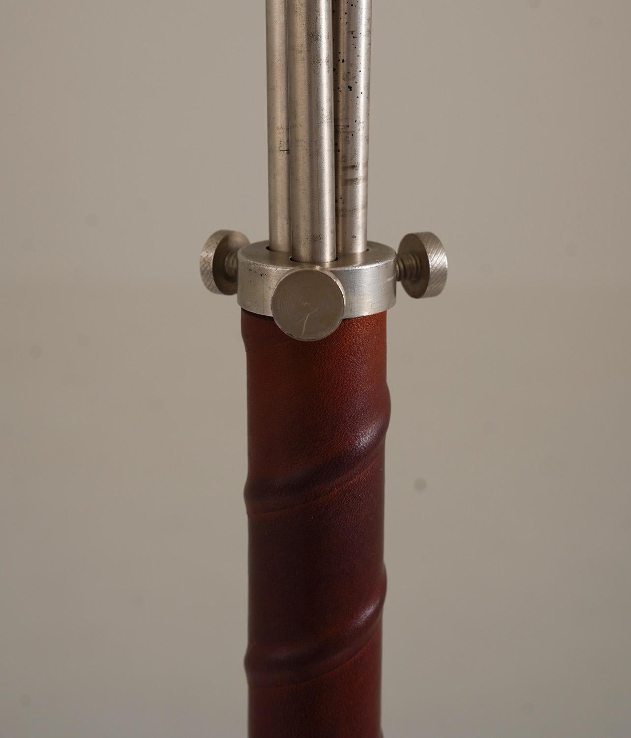 Brass Swedish Modern Floor Lamp, 1940s For Sale