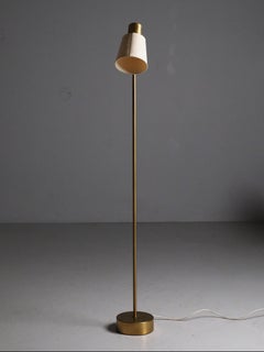 Swedish modern floor lamp '577' by Hans Bergström, Ateljé Lykta, 1940s