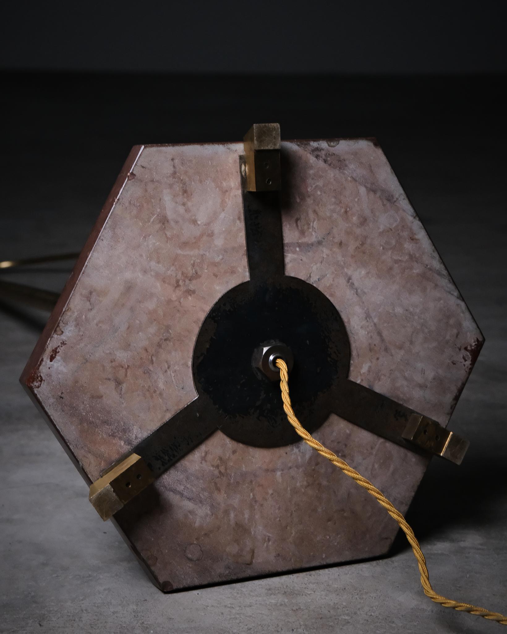 Lampada da terra moderna svedese, designer anonimo, anni 1940-1950 in vendita 3