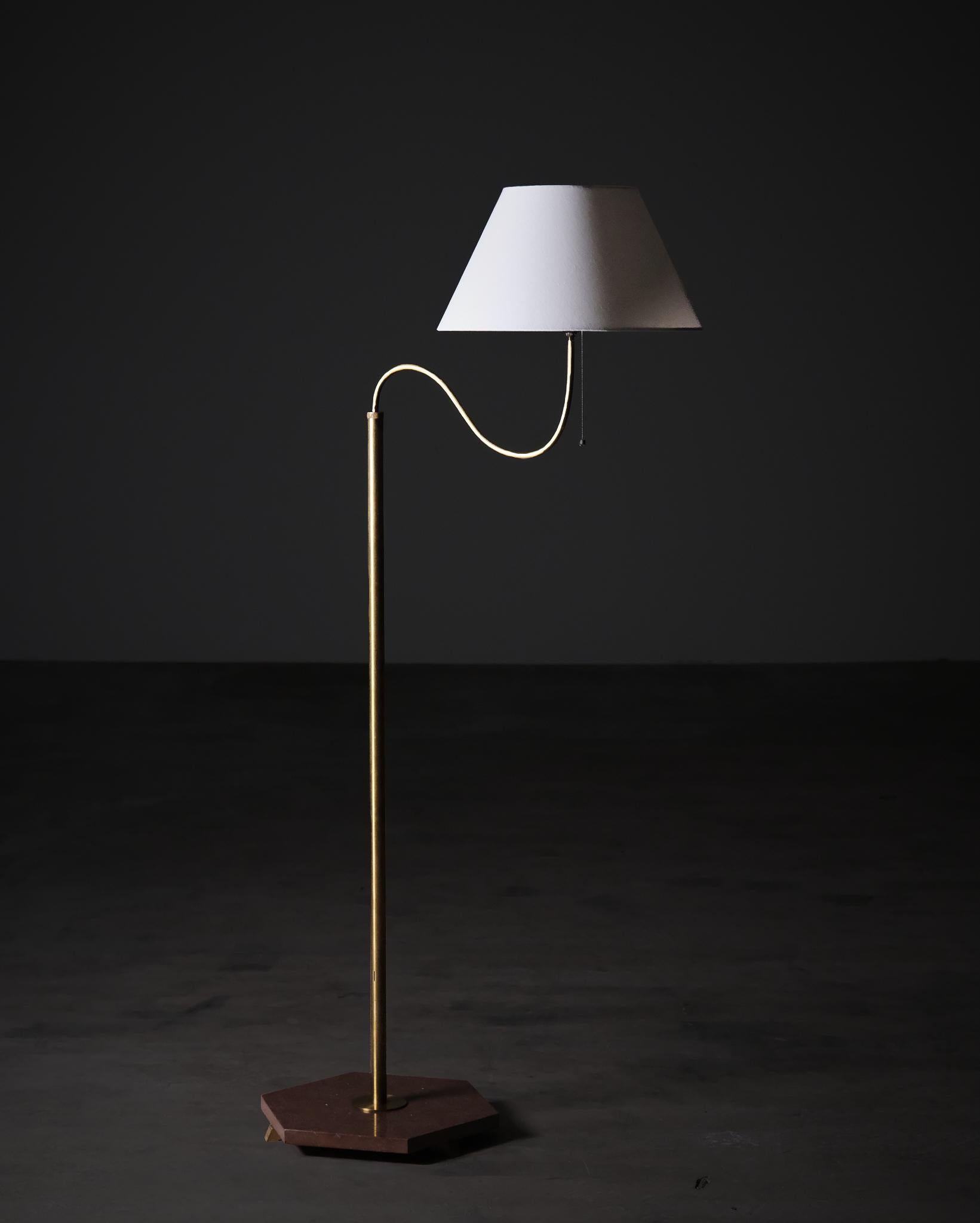 Svedese Lampada da terra moderna svedese, designer anonimo, anni 1940-1950 in vendita