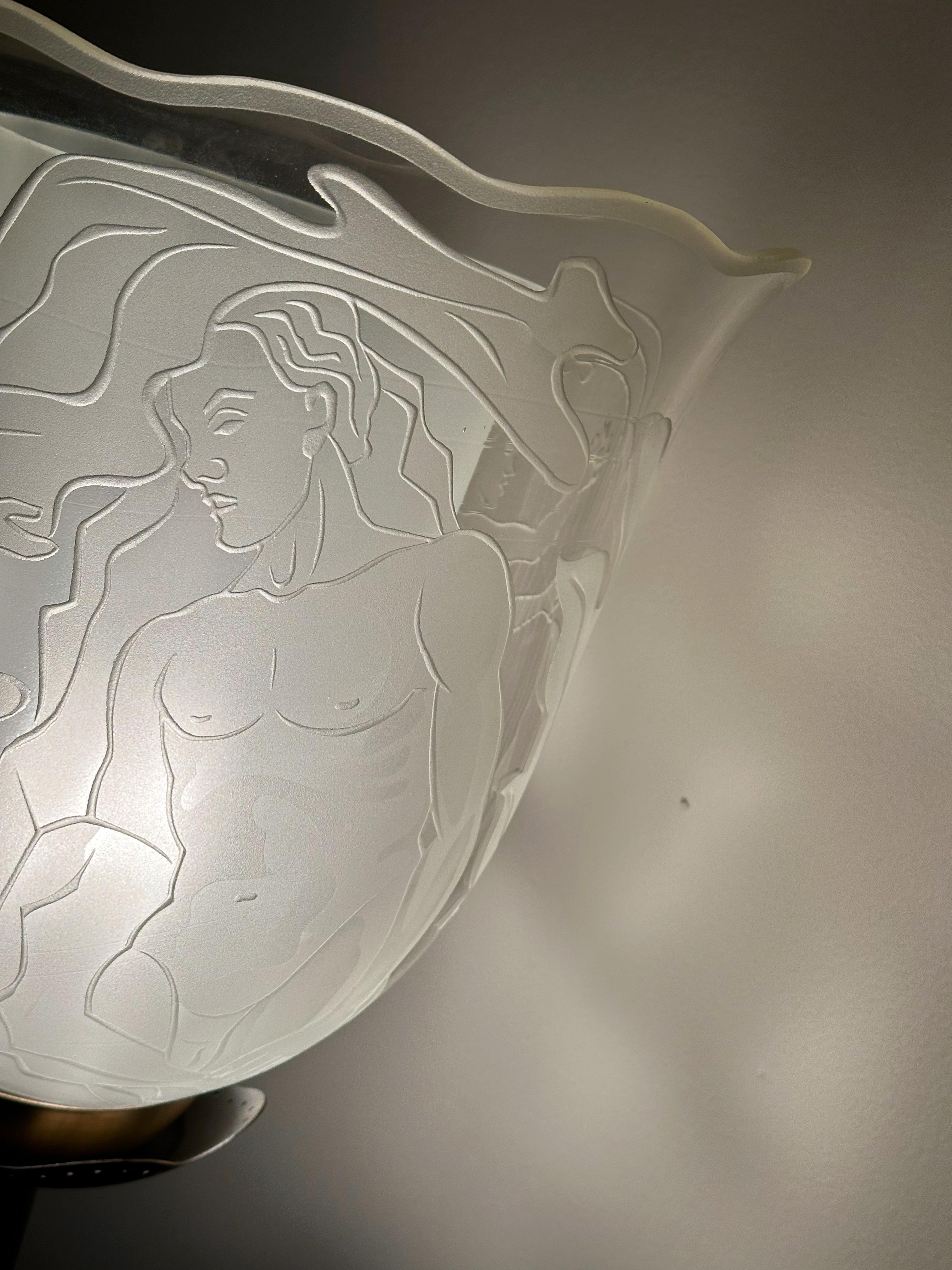 Mid-20th Century Swedish Modern Floor Lamp by Bo Notini for Glössner. 1930s. For Sale