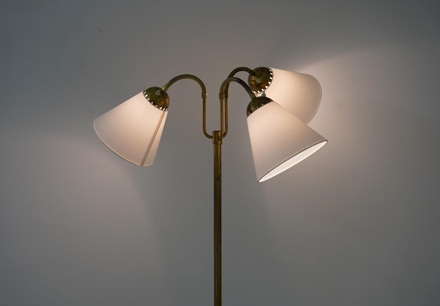 Swedish Modern Floor Lamp by Böhlmarks, 1940s 2