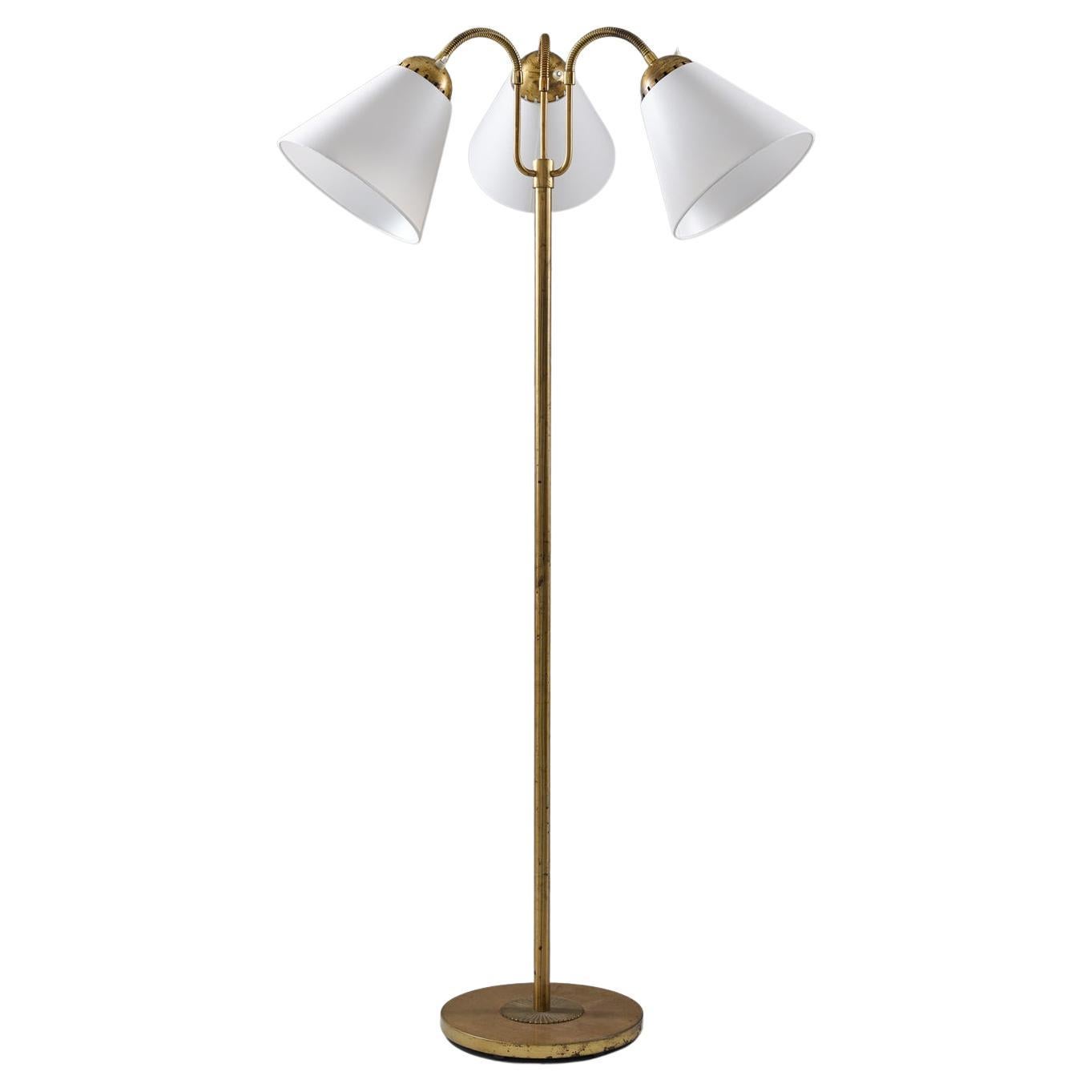 Schwedische moderne Stehlampe von Böhlmarks, 1940er Jahre