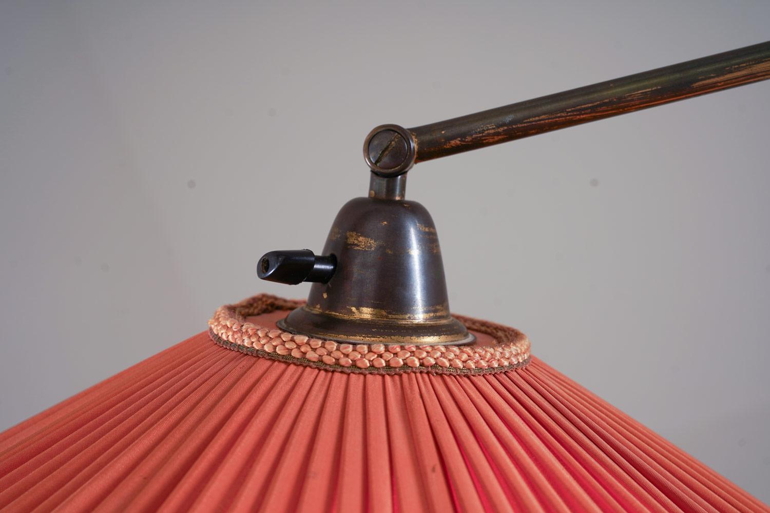 20th Century Swedish Modern Floor Lamp by Nordiska Kompaniet, 1940s For Sale