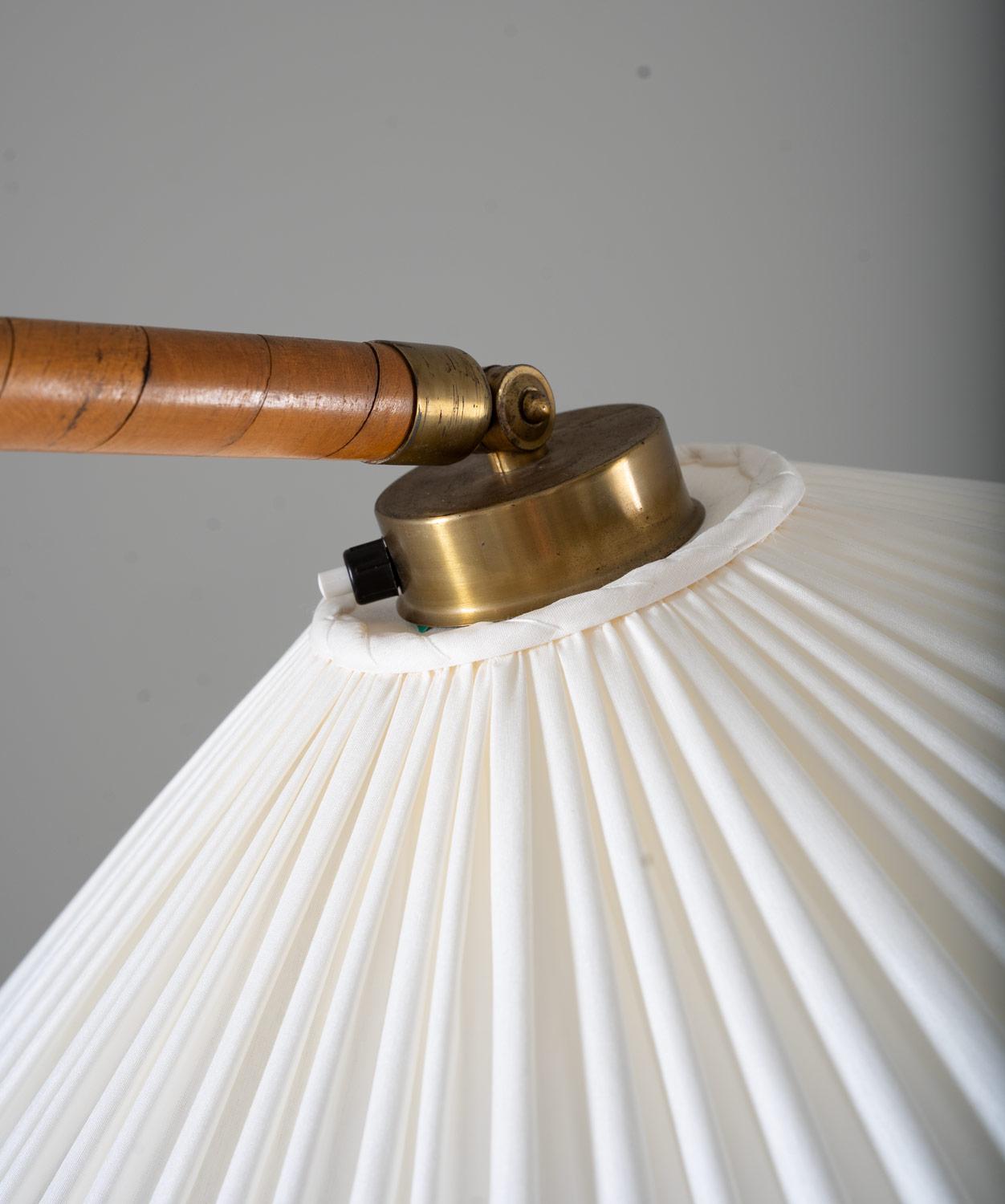 Brass Swedish Modern Floor Lamp For Sale
