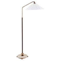 Swedish Modern Floor Lamp in Brass, 1940s