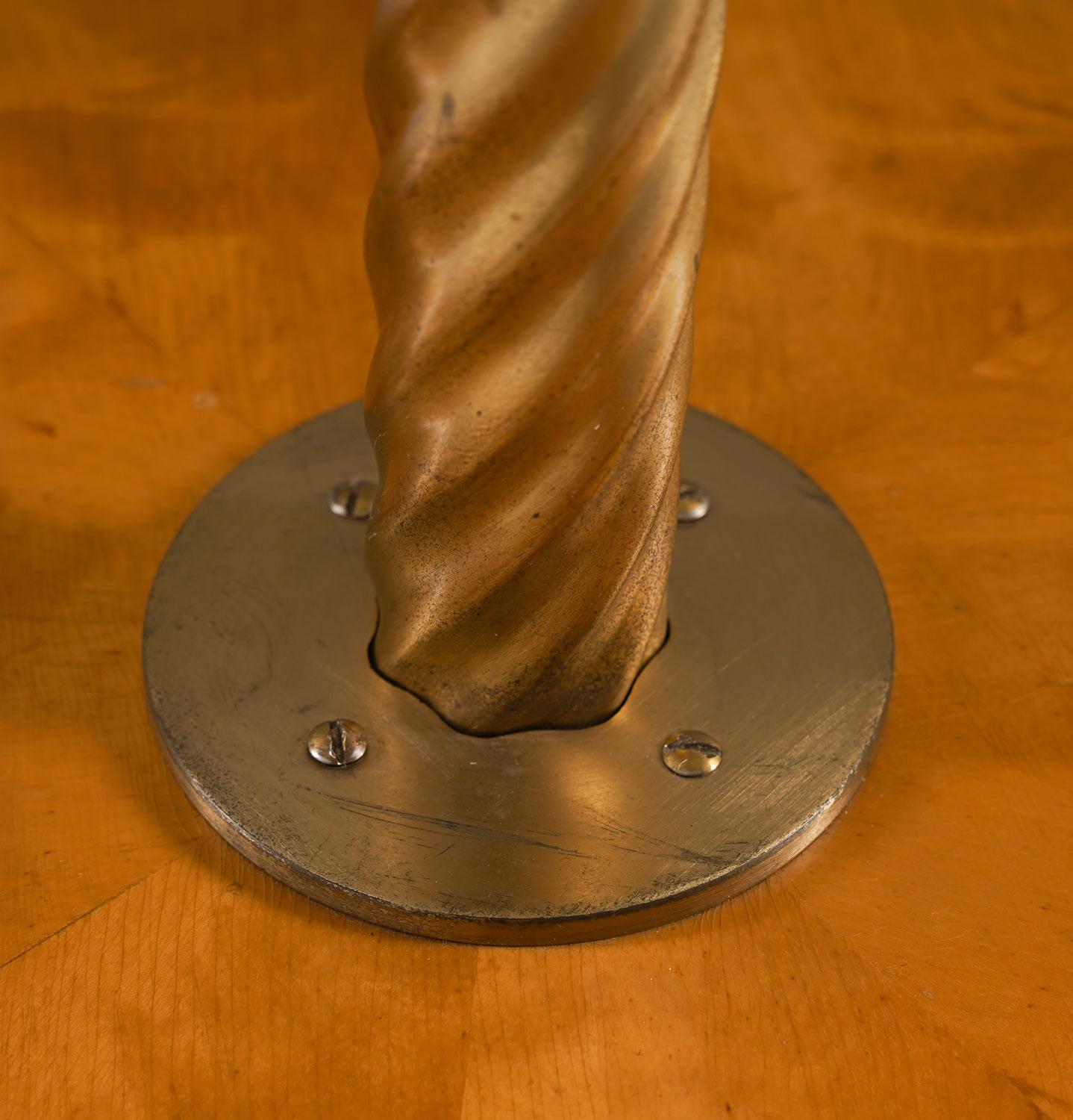 Laiton Lampadaire moderne suédois en laiton
