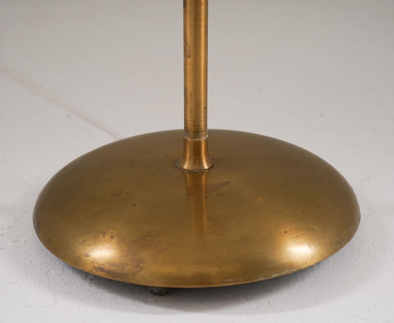 Swedish Modern Floor Lamp in Brass For Sale 3