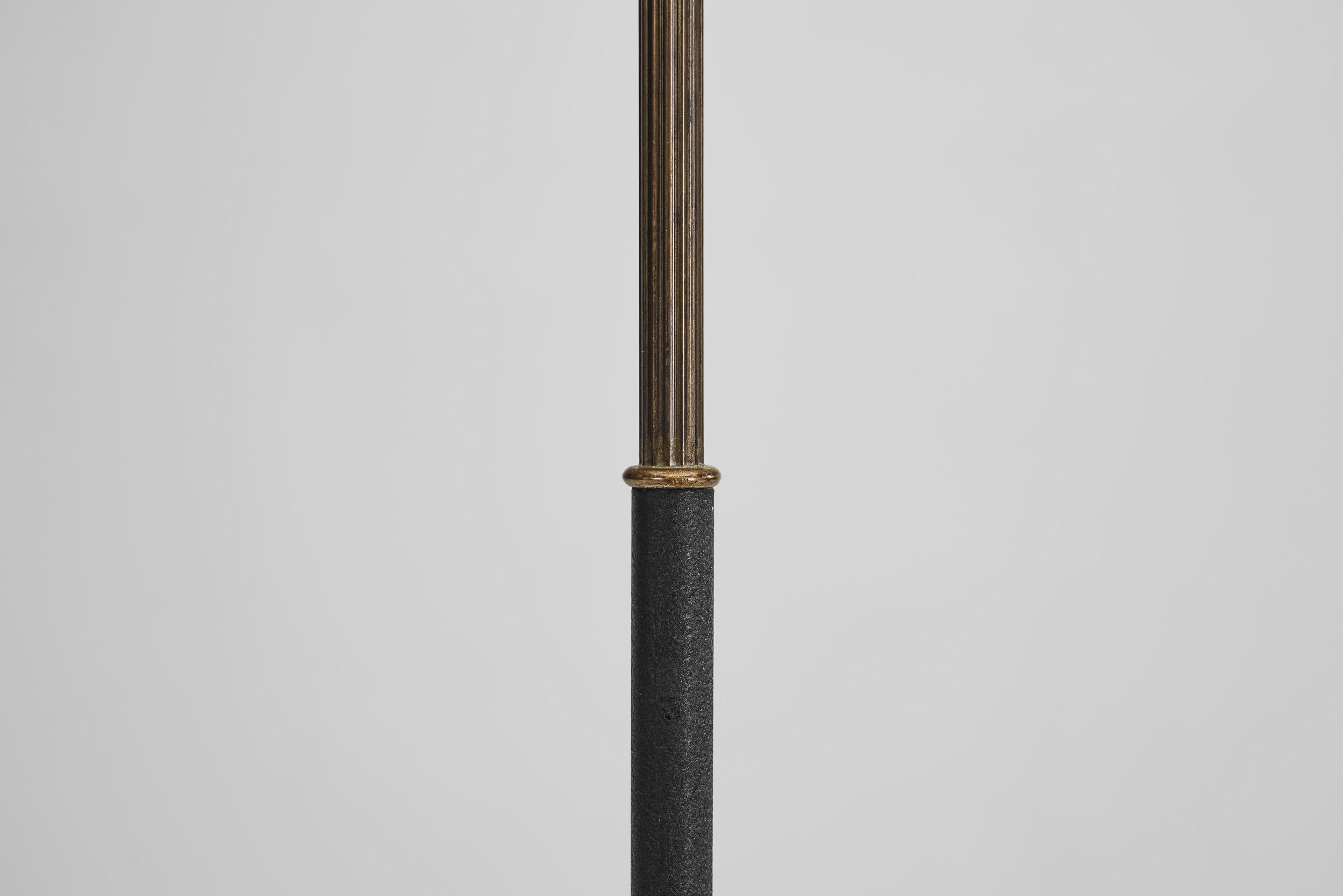 Swedish Modern Floor Lamp with Adjustable Head, Sweden, circa 1940s 8