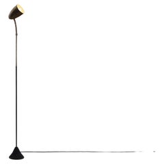 Swedish Modern Floor Lamp with Adjustable Head, Sweden, circa 1940s