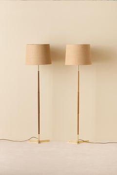 Swedish Modern Floor Lamps, 1950s