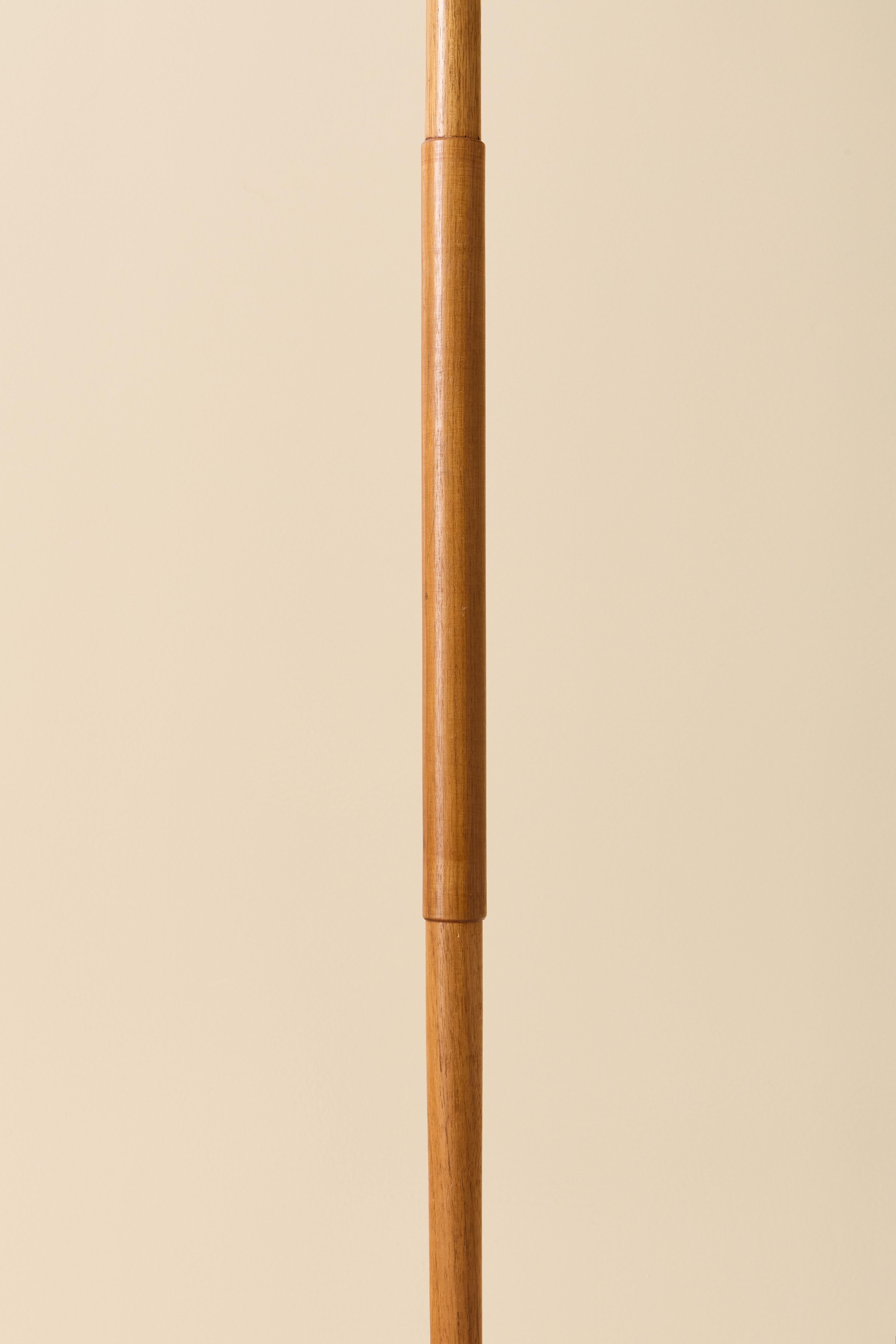 Brass Swedish Modern Floor Lamps, 1950s For Sale