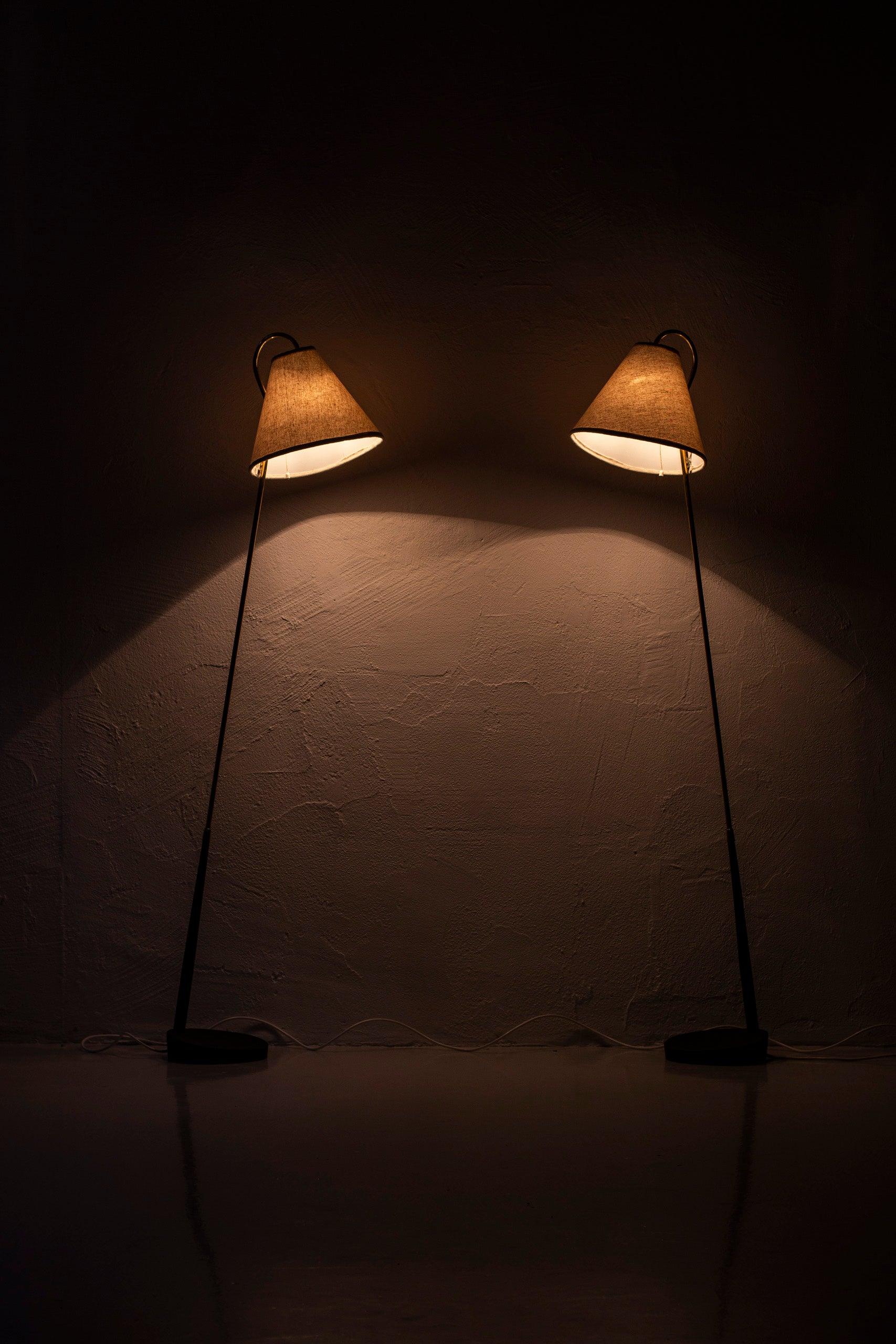 Schwedische moderne Stehlampen von ASEA Belysning von Bo Råman, Schweden, 1950er Jahre im Angebot 6