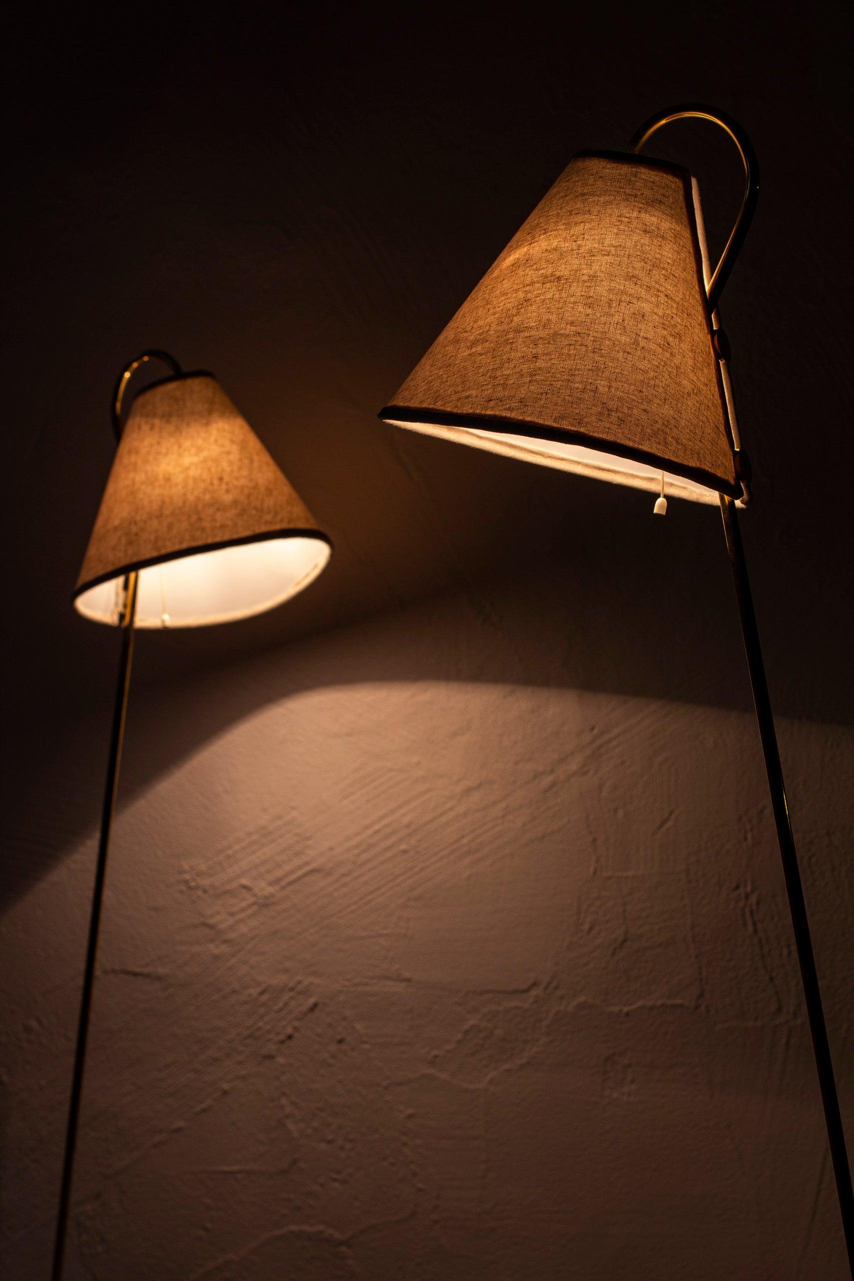 Schwedische moderne Stehlampen von ASEA Belysning von Bo Råman, Schweden, 1950er Jahre im Angebot 7