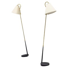 Lámparas de pie modernas suecas de ASEA belysning by Bo Råman, Suecia, años 50