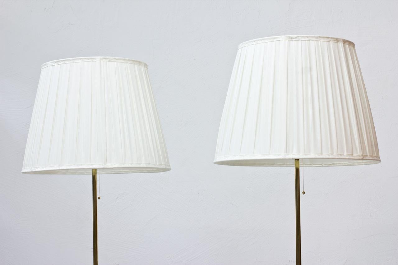 20th Century Swedish Modern Floor Lamps by Falkenbergs Belysning, Set of 2