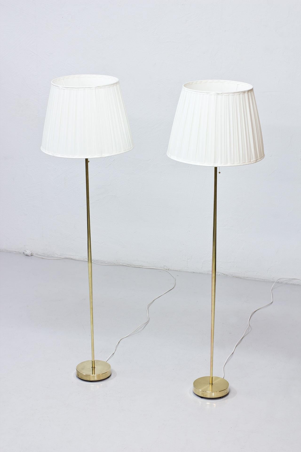 Scandinavian Modern Swedish Modern Floor Lamps by Falkenbergs For Sale