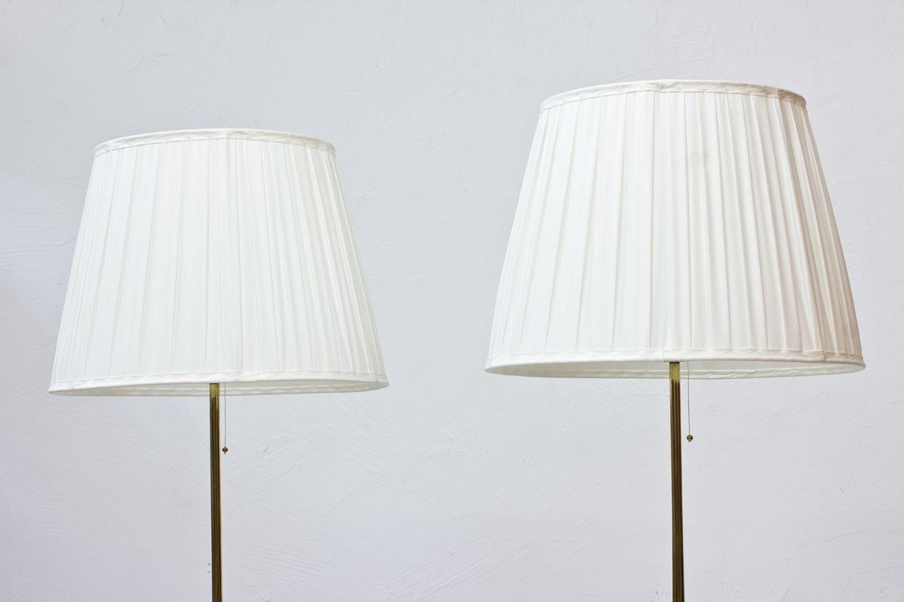 Swedish Modern Floor Lamps by Falkenbergs In Good Condition For Sale In Stockholm, SE