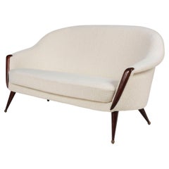 Swedish Modern Folke Jansson Orion Wool Bouclé Sofa 1950's