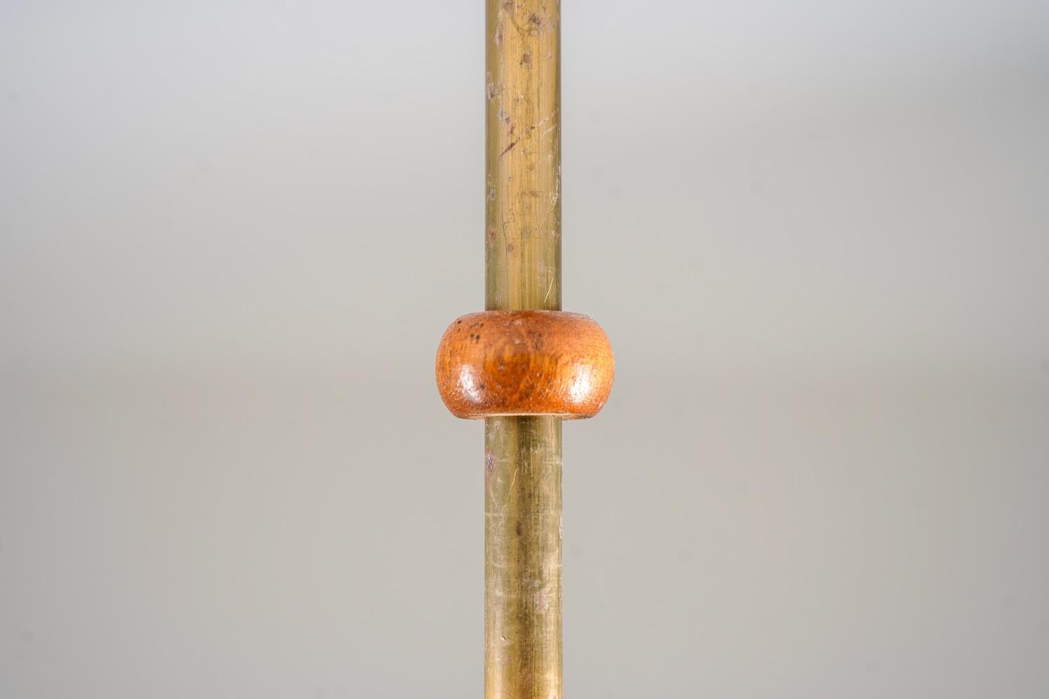 Pendentif moderne suédois en verre et laiton par Orrefors en vente 5